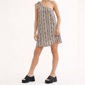 Free People One Shoulder Mini Dress Size 6